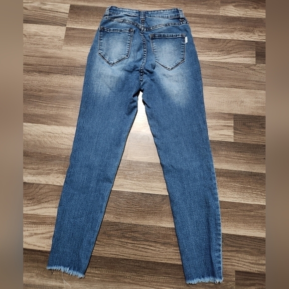 KanCan Nature Button Fly Jeans Size 25 Inseam 27 Distressed Vi… - Picture 9 of 9
